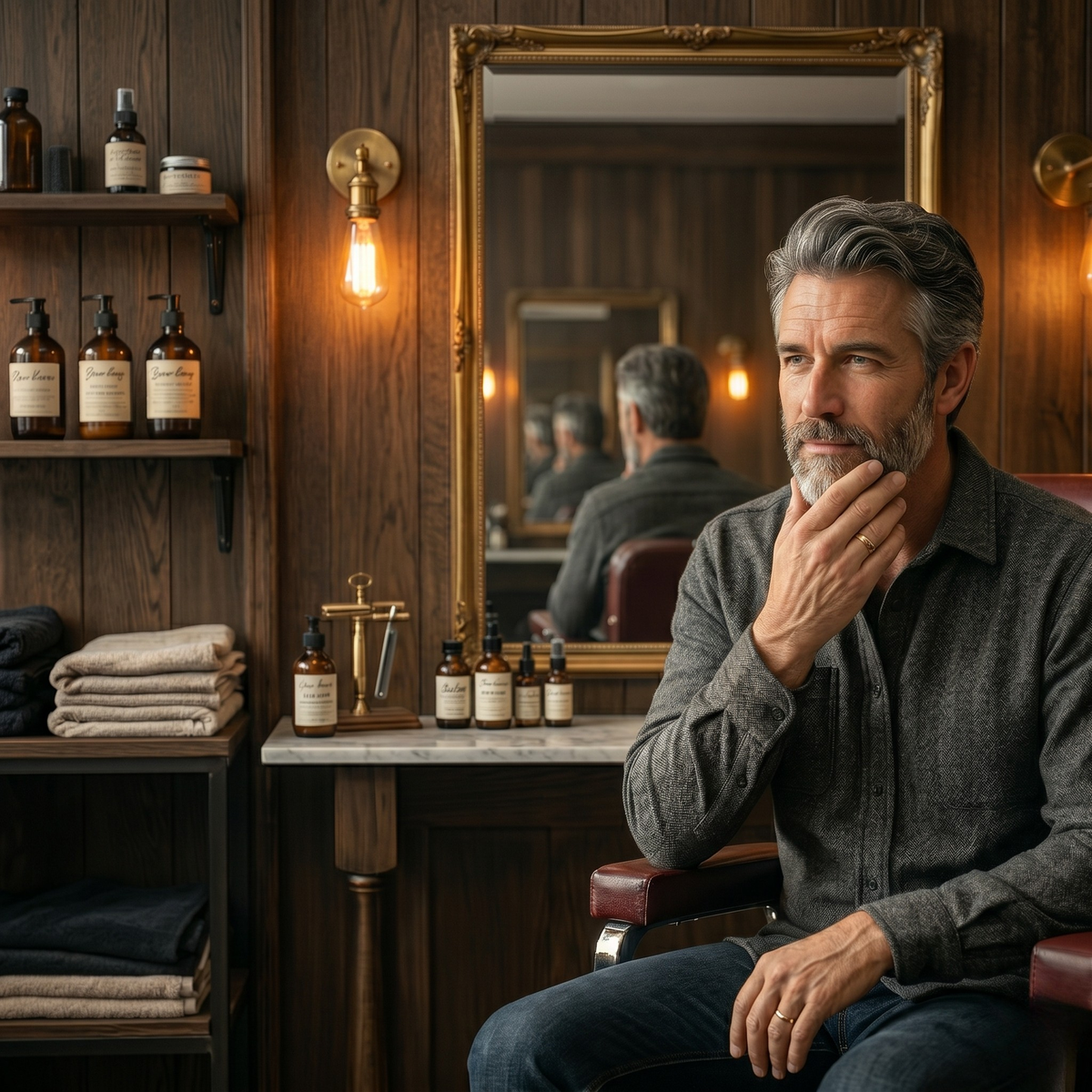 Cheveux blancs et barbe poivre et sel : comment estomper sans avoir l'air de se teindre
