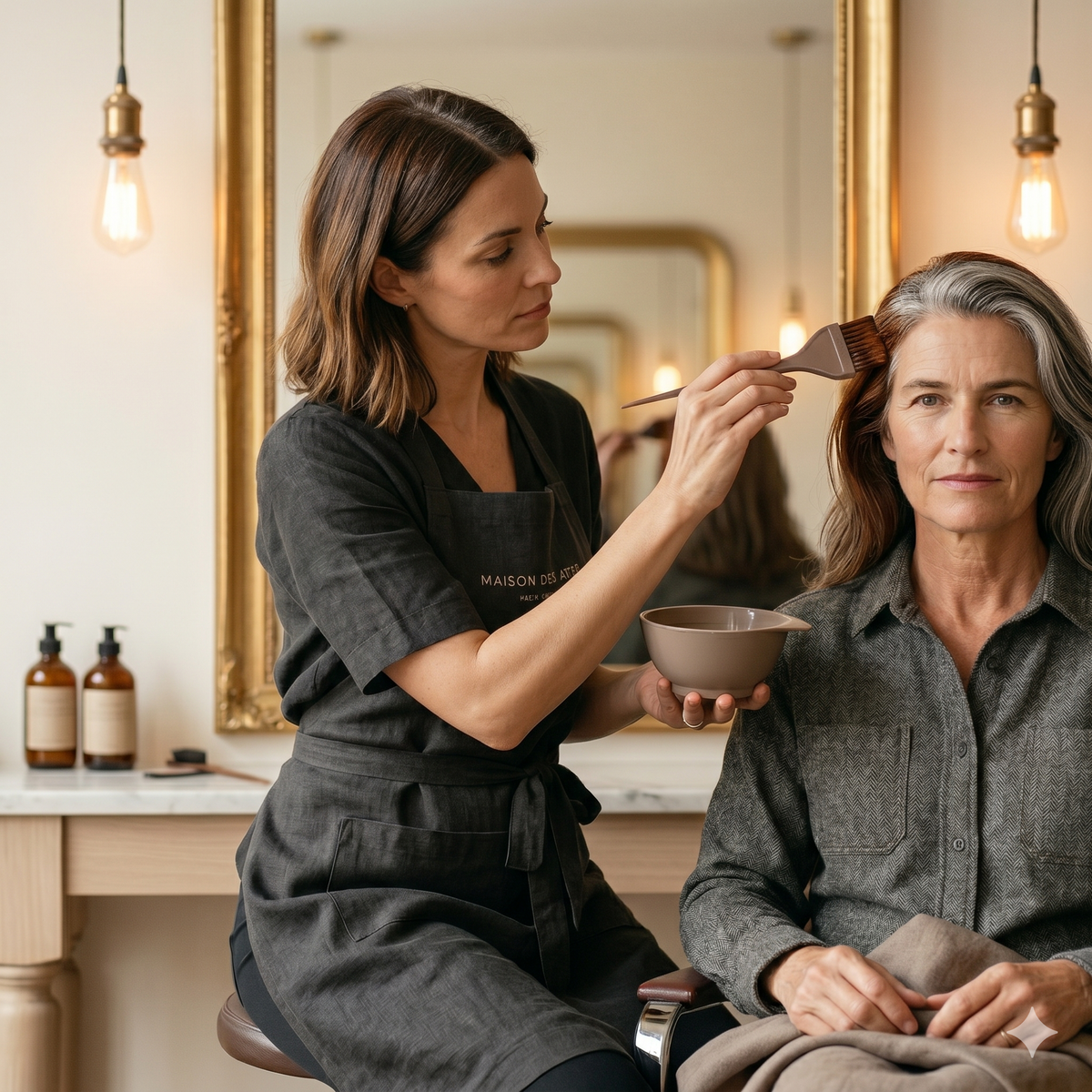 Coloration cheveux blancs : maison ou salon ? Ce que les coiffeurs admettent (mais disent rarement)